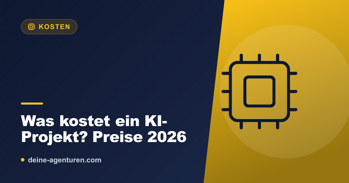 Was kostet ein KI-Projekt? Preise 2026