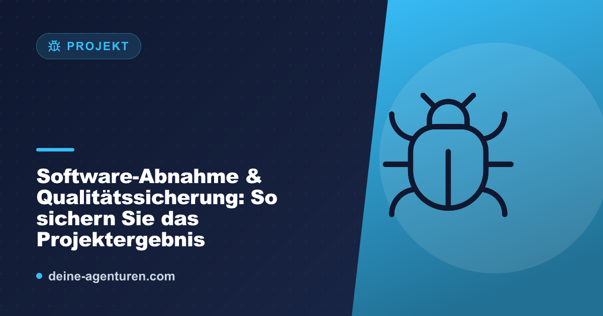 Software-Abnahme & Qualitätssicherung: So sichern Sie das Projektergebnis